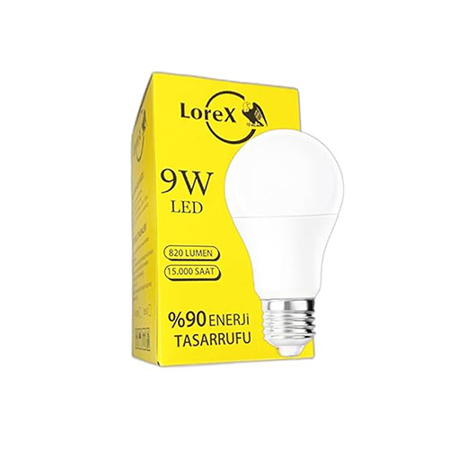 LOREX LR-LA9 9W LED bulb E27