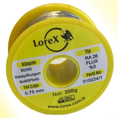 LOREX LR-SL200 200g 0.75mm professional solder wire spool