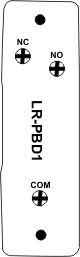 LOREX LR-PBD1 Emergency Panic Button Back View