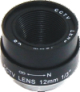 3MK-FL12 12mm Fixed Open Iris CCTV Lens