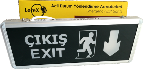 LOREX LR-EXITD Emergency EXIT Luminaire Downwards