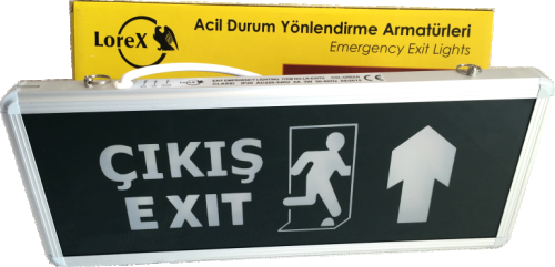 LOREX LR-EXITU Emergency EXIT Luminaire Arrow Up