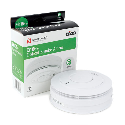Ei166e Mains Powered 230V Optical Smoke Alarm