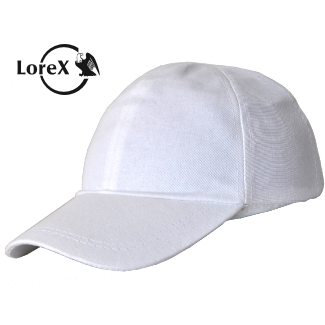 LOREX LR-254B White Top Cap Helmet