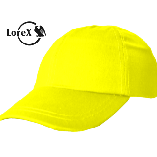 LOREX LR-254S Yellow Top Cap Helmet