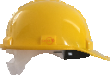 LOREX LR-550 yellow safety helmet with sweat pad
