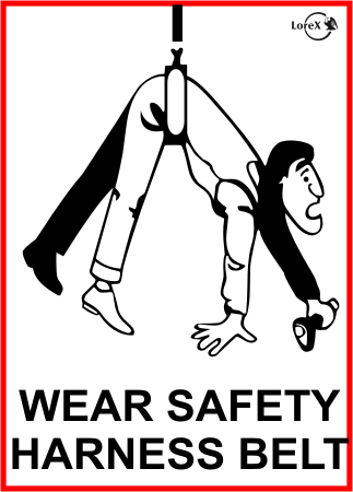 LOREX LR-IS120 Wear Safety Harness Belt