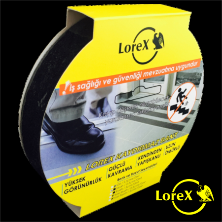 LOREX LR-KYB003 anti slip tape black 25mm 10metre
