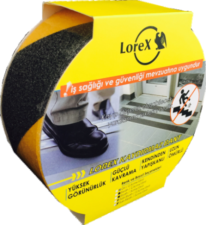 LOREX LR-KYB503 anti slip tape yellow black 50mm 10metre