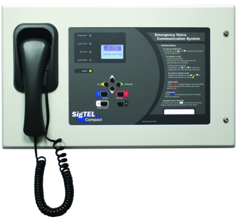 SigTEL ECU-8 8 Line Master Fire Telephone Control Panel